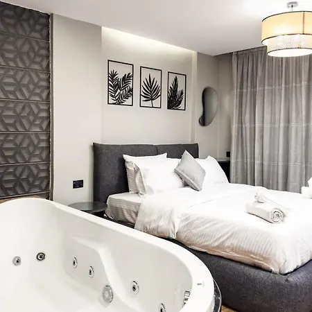 The 1Bdr Slate Space W Jacuzzi 5Min To Cai Airport Cairo Exterior photo