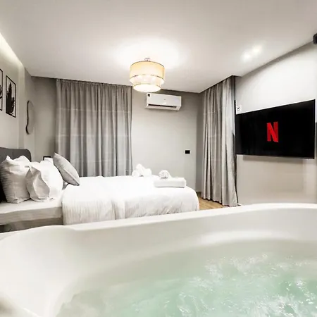 The 1Bdr Slate Space W Jacuzzi 5Min To Cai Airport Cairo Exterior photo